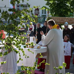 Fronleichnam 2015, Pfarre Neumarkt im Mühlkreis