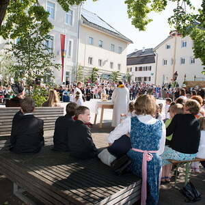 Fronleichnam 2015, Pfarre Neumarkt im Mühlkreis
