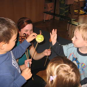 Gemüsetheater im Kindergarten