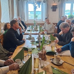 Treffen mit den Hopfenbauern